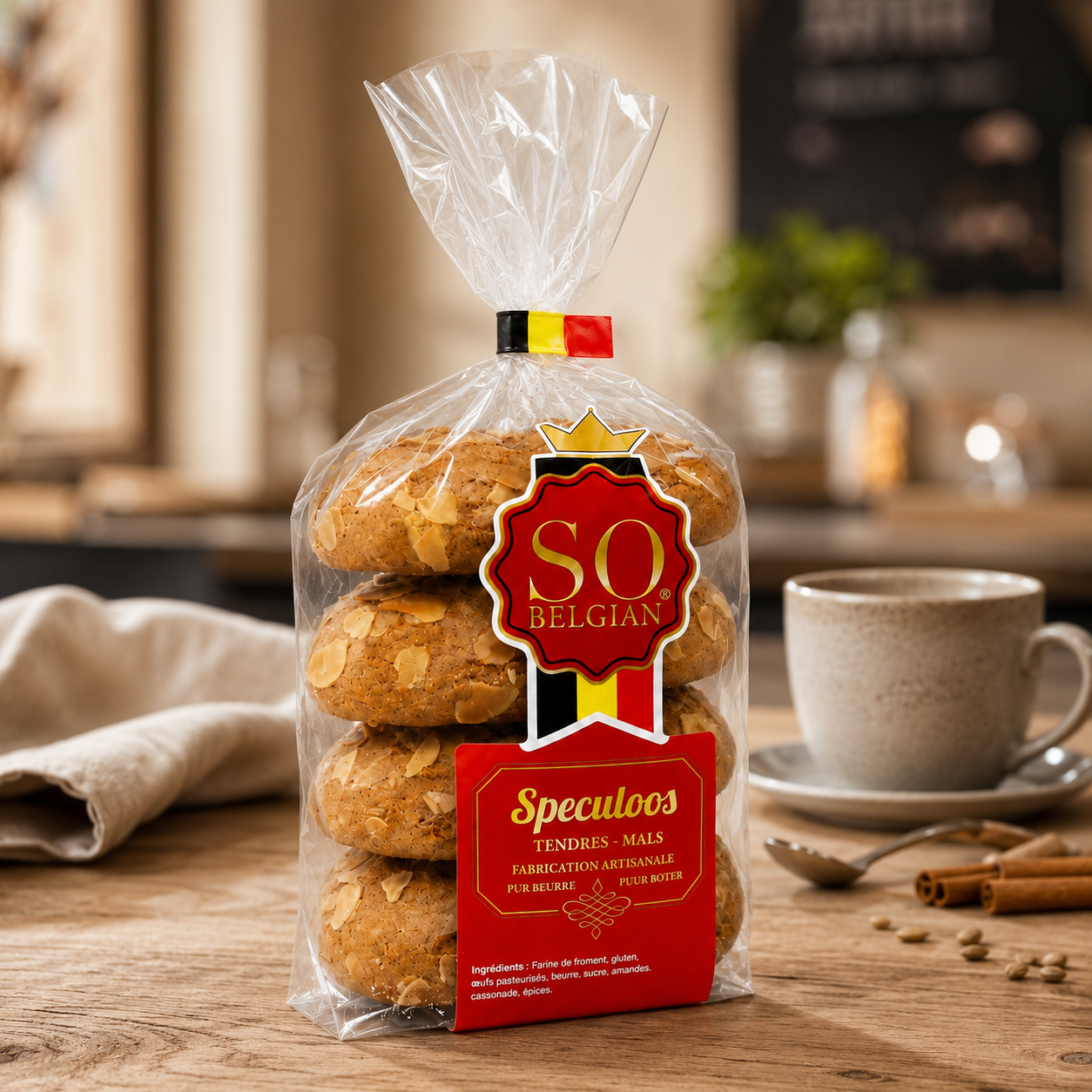 Speculoos artisanaux So Belgian dans un atelier chaleureux